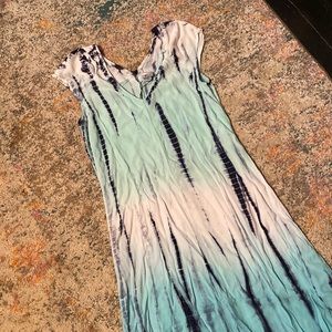 New Colorful Beach Maxi Dress L Mind Set by XCVI